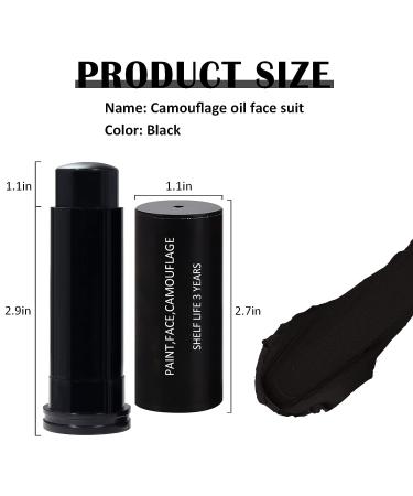 DAGEDA 3Pcs EyeBlack Stick - Long-Lasting Sports Face Paint for Baseball, Football, Softball - Easy to Apply Black Face Makeup - Buy Online on GoSupps.com