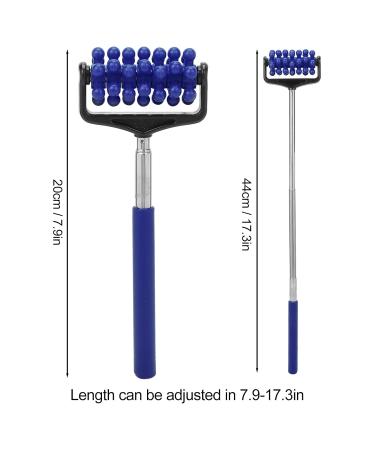 Telescopic Massage Tab - Adjustable 360 Rotation for Pain Relief | Wear-Resistant | Navy Blue | Perfect for Men & Women - Buy Online on GoSupps.com