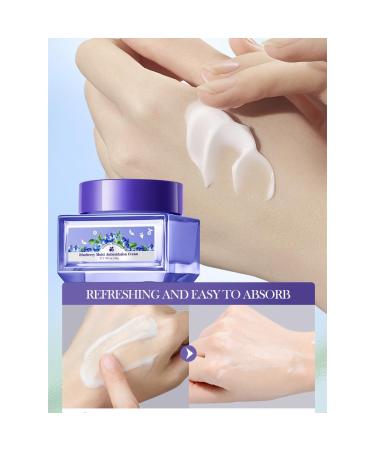 Blueberry Moist Facial Cream - 60g | Calming Softening & Moisturizing Skincare for Clear & Firm Skin - International Shipping Available - Buy Online on GoSupps.com