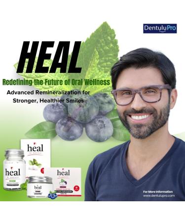 Heal- Toothpaste Chewable Bites with 10% Nano-Hydroxyapatite Fluoride Free 62ct - Buy Online on GoSupps.com
