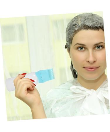 3-Pack Hair Oil Applicator Bottles | Root Applicator & Hair Coloring Brush | Blue 17x4.5cm - Buy Online on GoSupps.com