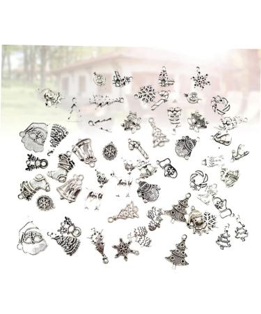 TEHAUX 216 Pcs Alloy Hanging Pendant Snowflake Charm Pendant Christmas Hanging Pendant Accessories - Buy Online on GoSupps.com