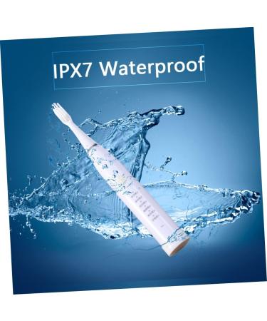 Exceart 6 Vibration Electric Toothbrush - Soft Rechargeable USB Kids Brush with White Head - Buy Online on GoSupps.com