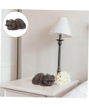 Alipis Tea Pet Ornament Purple Clay Sculpture Delicate - Buy Online on GoSupps.com