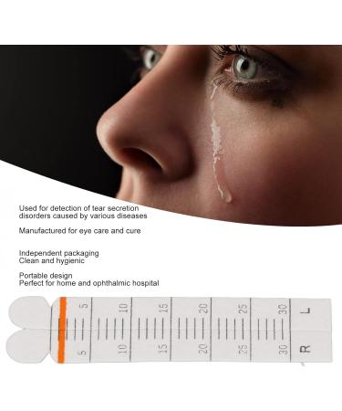 10Pcs Schirmer Test Schirmer Tear Test Tear Secretion Test Strips For Tear Strips Graduated Schirmer For Diabetes Blood Test Strips Strip Professional Portable Secretion Disorders - Buy Online on GoSupps.com