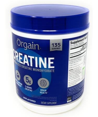 Orgain 5g Micronized Creatine Monohydrate Unflavored 1.48lbs - Buy Online on GoSupps.com