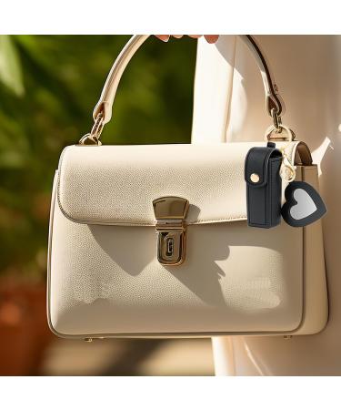 4 pcs Lipstick Cases & Organizer Keychain with Mirror - PU Lip Balm Pouch for Women | Ideal Travel & Party Gift - Buy Online on GoSupps.com