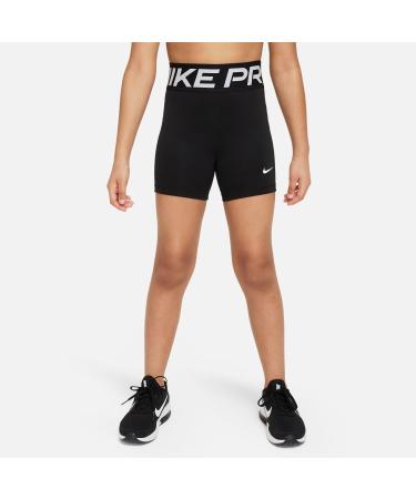 Nike Girls' 3-Inch Shorts G NP DF Black/White | Size 10-11 Years | Eco-Friendly Activewear - Buy Online on GoSupps.com