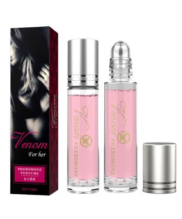 2Pcs Lunex Phero Perfume pheromones perfumes for women Roll On Perfume Phero Oil Portable Perfume Long Lasting Female Venom Pheromone Perfume