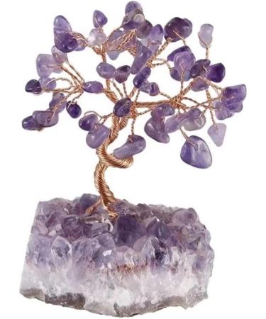 Natural Crystals and Stones Natural Gem Stones Raw Amethyst Cluster Hand Made Lucky Crystal Tree for Decoration for Decoration kaixun (Color : Light Grey Size : 1PC) 1PC Light Grey - Buy Online on GoSupps.com