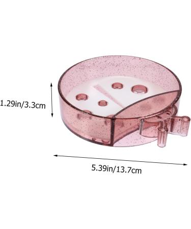 TIDTALEO 3pcs Soap Box Soap Pad Shower Soap Holder Shower Soap Storage Rack Lovely Soap Holder Plastic Soap Dispenser Drainage Keep The Soap Bar Soap Holder Hollow Out Travel Soap Dish As Shown 13.7x11.8cm - Buy Online on GoSupps.com