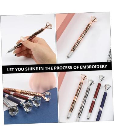 Baluue 2pcs Embroidery Pen Eyebrow Pen Brow Pencil Manual Eyebrow Pen Golden Crystal - Buy Online on GoSupps.com