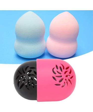 Makeup Sponge Holder Versatile Portable Cosmetic Egg Organizer for Travel Holiday Bathroom - Buy Online on GoSupps.com