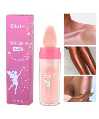Highlighter Makeup Stick | Powder High Light Powder for Makeup | Easy Using Long Lasting Cosmetic Supplies for Hair Face Eyes Body Makeup Shzons 02#pink