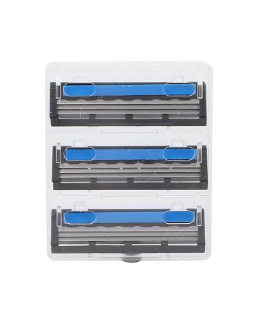 Premium Rotating 3-Ply Razor Blades - Non-Irritating Smooth Surface | Perfect Gift for Men - 3 Pack - Buy Online on GoSupps.com