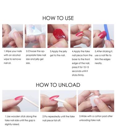 Buy Black French Tip Press On Nails - Short Square Glitter False Nails | 24 Pcs Acrylic Full Cover Design for Women - Buy Online on GoSupps.com