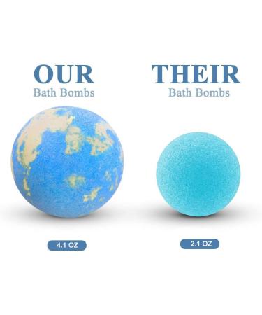 OFUN Bath Bombs & Scented Candles Gift Set | Large Bombs for Women | Spa Gift Idea | Mother's Day Birthday | 5 Bubble Balls & 4 Organic Soy Candles - Buy Online on GoSupps.com