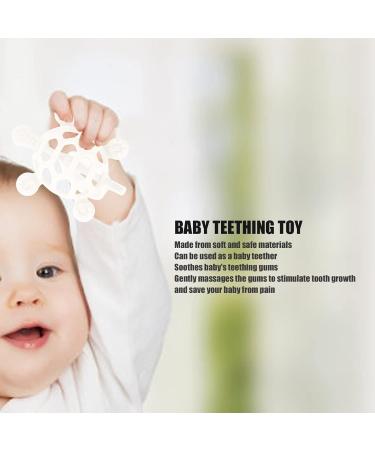 Shop Safe Silicone Toothed Toys for Kids | Cartoon Turtle Bite Ring - Soft & Burr-Free (Beige) | International Shipping - Buy Online on GoSupps.com