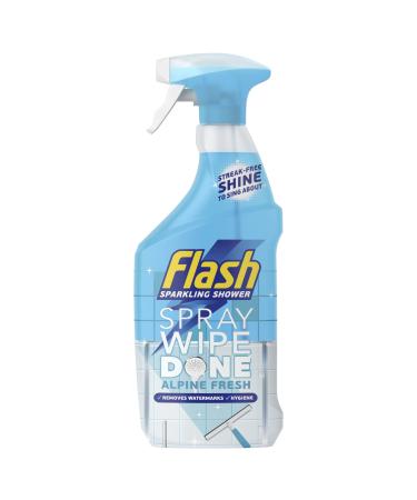 Flash Spray.Wipe.Done. Shower Multi Purpose Cleaning Spray Alpine Fresh 800ML Sparkling Clean In A Flash