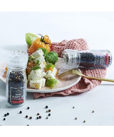 Albert Menes AM Precious Peppers Black Kampot Pepper Mill 50g - Buy Online on GoSupps.com
