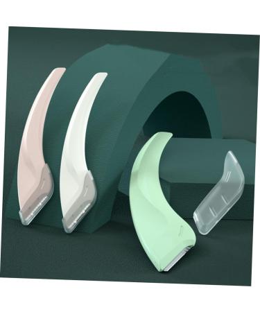 Mics Mikikit 4Pcs Crescent Moon Eyebrow Shaver by Macro Eyebrow Trimmer for Women Lightweight Portable for Beginners Daily Use - Buy Online on GoSupps.com