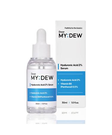 2% Hyaluronic Acid Serum with Vitamin B5 Hyalu B5 Intense Hydrating Serum for Face Moisturizing Anti-Aging for Fine Lines Visibly Plumps Skin Fast Absorbing Korean Skincare 1Fl Oz 1 Fl Oz (Pack of 1)