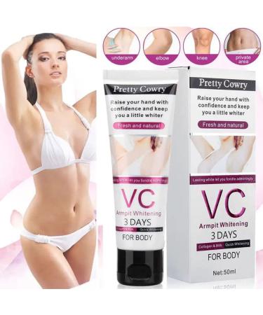 VC Whitening Cream for Dark Skin | Skin Whitening & Bleaching Cream for Sensitive Areas Elbows Knees Neck & Armpits - Shop Internationally - Buy Online on GoSupps.com