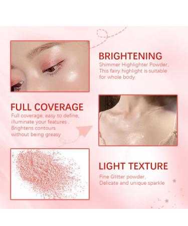 Polvo De Hadas Body Brightens Powder Highlighter - Natural Three-dimensional Face Blusher - 3 Colors - Buy Online on GoSupps.com