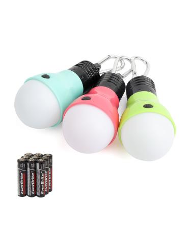 EverBrite 2-in-1 Mini Lanterns and Flashlights with 3 Modes, 2 Pack  Portable Outdoor LED Zoomable Torches, AAA Batteries Included - for  Hurricane Supplie Camping, Hiking, Night Walking, Emergency