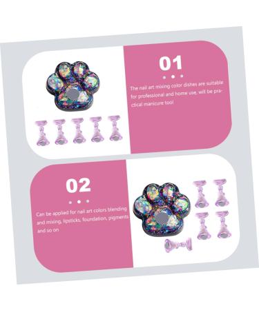 FRCOLOR 1 Set Nail Practice Holder Nail Art Diy Tool Practice Nail Tip Holder Nail Tip Holder Crystal Nail Art Display Stand False Nail Tips Display Polish Head Cosmetic Crystal Glue 4.8x4.5cm fluorescent blue - Buy Online on GoSupps.com