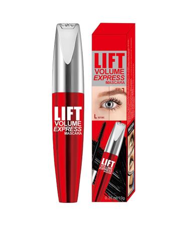 G n rique Black Mascara for Volume & Length Smudge-Proof 5D Volumizing Formula Water-Resistant Fade-Proof Eyelash Makeup with 24-Hour Performance (10g) Lifts & Defines Lashes