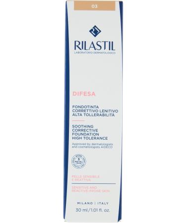 Rilastil Defena Make Up - Soothing Corrective Foundation Shade 03 30 ml - Buy Online on GoSupps.com