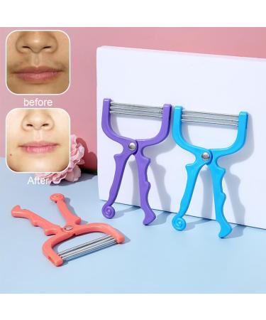 Ksjehw 3-Piece Face Hair Removal Spring Epilator & Shaver - Handheld Threading Beauty Tool for Men & Women - Buy Online on GoSupps.com