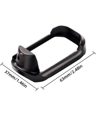 AGGXPF Anodized Aluminum Flared Enhanced Base for Glock 19/23/32/38 Gen 3/4 (Black) - Buy Online on GoSupps.com