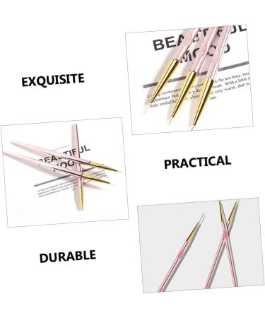 FRCOLOR Set of 6 Drawing Pens for Nail Art Pens for Drawing Nails Nail Art Pens Nail Gel Polish Manicure Drawing Tool Nail Brush Pen Rose Gold Pen Painting Supplies Brush - Buy Online on GoSupps.com