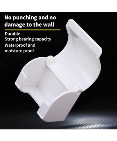 Multifunctional White Plastic Shaving & Razor Holder for Bathroom and Kitchen | Stylish & Practical Storage Solution - Buy Online on GoSupps.com