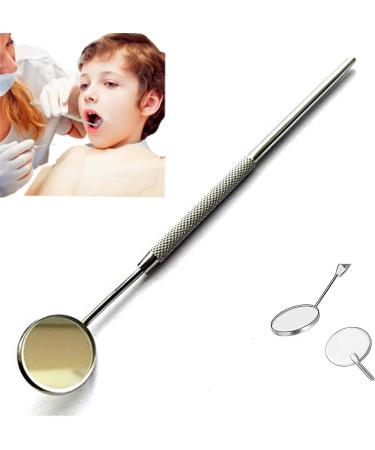 Aftren dental mouth mirror mouth toothed inspection mirror curve angle dentist oral care mouth control extension tool also suitable for eyelash extensions.