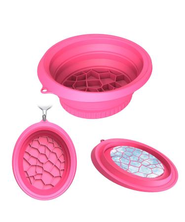 Bassin plongeant portable en silicone pour soins de la peau et compresse froide