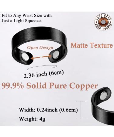 Vicmag Men Magnetic Bracelet - Double Row 3500 Gauss Titanium Steel Wristband with Adjustment Tool & Gift Box (Blue) - Buy Online on GoSupps.com