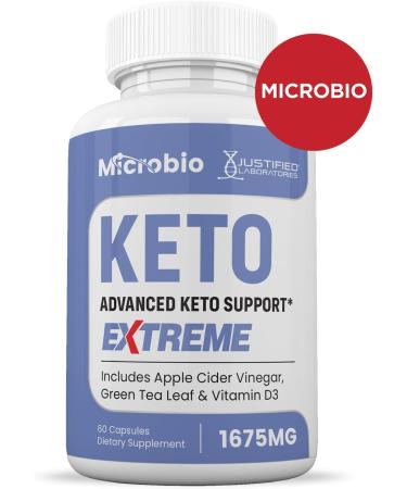 (3 Pack) Microbio Keto ACV Extreme Pills 1675MG Keto Support Blend Capsule Alternative Keto ACV Gummies Formulated Apple Cider Vinegar Extra Virgin Olive Oil Powder Green Tea Leaf 180 Capsules - Buy Online on GoSupps.com