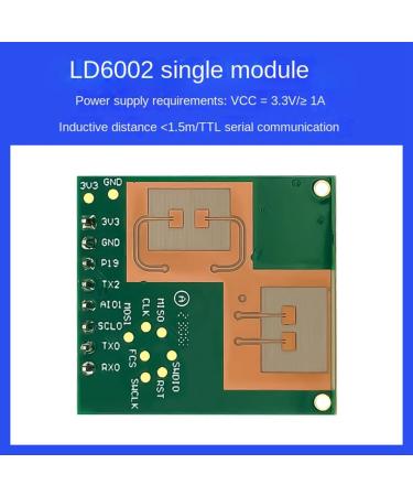 QUR LD6002 FMCW Radar Module - 60g Millimeter Wave Body-Signing Sensor for Respiratory & Heart Rate Monitoring - Easy to Use | International Shipping Available - Buy Online on GoSupps.com