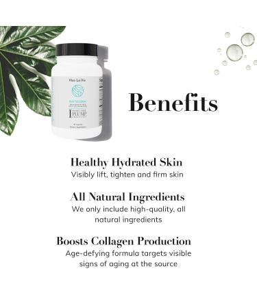 Hair La Vie Phytocera Dry Skin Supplement for Women - Rice Based Gluten Free Phytoceramides - Anti-Aging Skin Care Vitamins - Buy Online on GoSupps.com