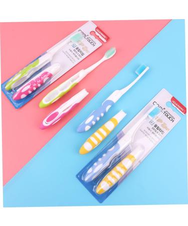 Lalafina 8-Piece Mini Travel Toothbrush Set - Foldable Manual Toothbrushes for Oral Care Accessories - Buy Online on GoSupps.com