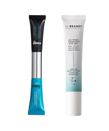 Dr. Brandt NO MORE BAGGAGE Eye De-puffing Gel + Needles No More 3-D Lip Plumpfix