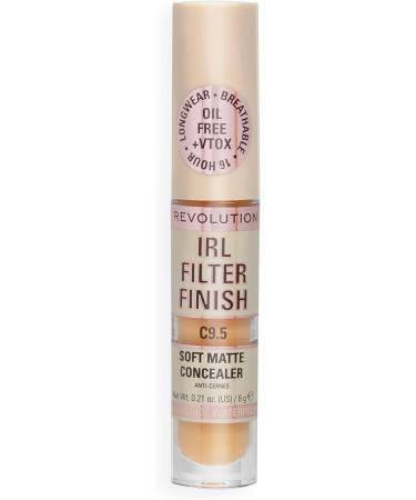 Makeup Revolution IRL Filter Finish Concealer C9.5 - Medium to Full Coverage 6g - Pack of 1 - Buy Online on GoSupps.com