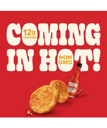 Pure Protein Frank s Red Hot Popped Crisps Spicy Protein Snack 12g Plant Based Protein Gluten Free Non GMO Vegan Air Popped & Puffed Crisps Healthy Protein Snacks 12 Pack - Buy Online on GoSupps.com