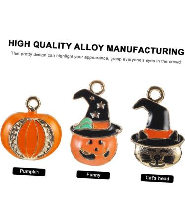 Tofficu 30 Pcs Halloween Alloy Drip Oil Pendant Pendant Keychain Mixology Metal Charms Key Chain Funny - Buy Online on GoSupps.com