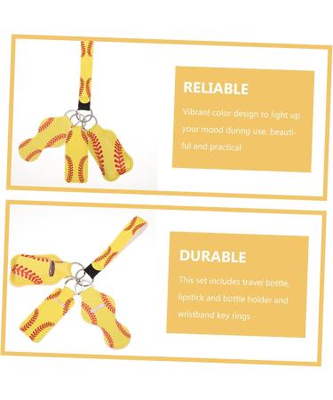 DOITOOL 1 Set Lipstick Set Lip Balm Set Toiletry Travel Containers Nail Art Supplies Perfume Mini Leather Wristlet Keychain Retainer Holder Cap Holder Travel Hand Neoprene Wrist Band Gourd - Buy Online on GoSupps.com