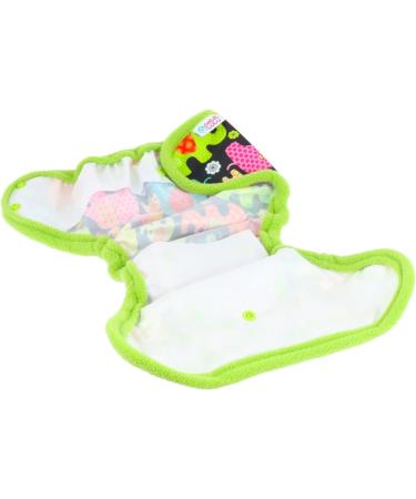 Petit Lulu Cloth Nappy Wrap | One Size (11-35.2 lbs) | Washable & Reusable Diaper Wrap | Europe Made (Crazy Animals) - Forest Fairytale - Buy Online on GoSupps.com