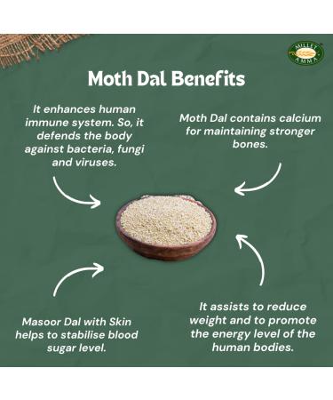 Buy Millet Amma Bio-Motten Dal 1 kg - 100% Vegan Gluten-Free & Unpolished | Rich in Proteins & Minerals | Perfect for Various Recipes - Buy Online on GoSupps.com